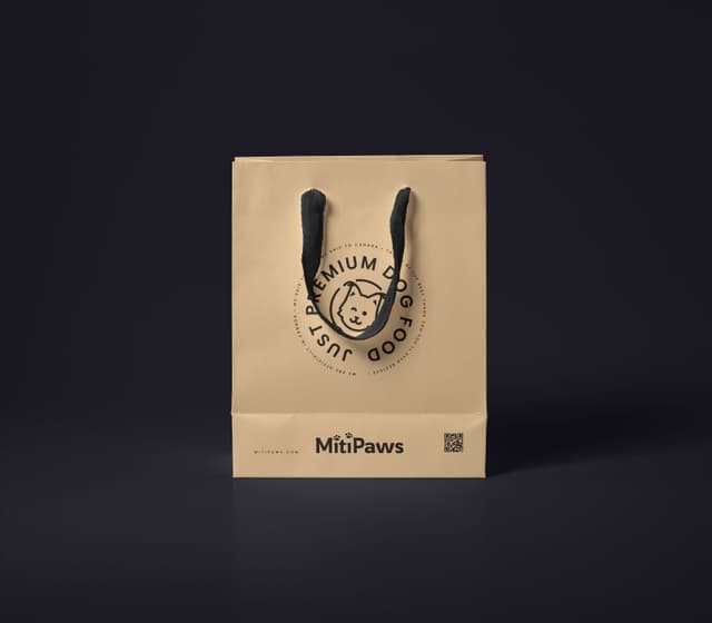 MitiPaws Bag mockup