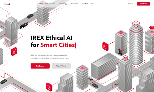 IREX.ai website